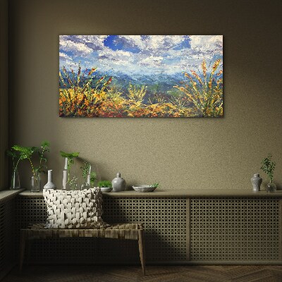 Bild auf glas Sommerliche Berglandschaften