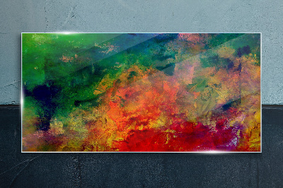 Foto auf glas Die Farben der Emotionen in Bewegung