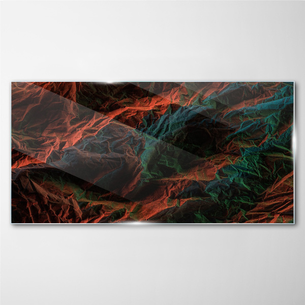 Glasbild Komplexe Farben und Texturen