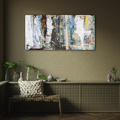 Bild aus glas Abstraktes Mosaik der Farben