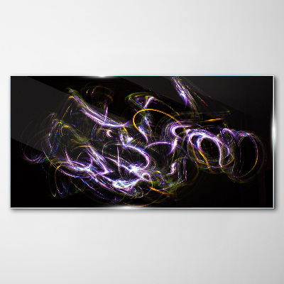 Glasbild Energie in Bewegung