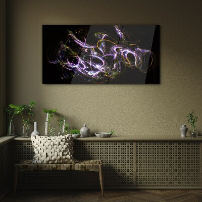Glasbild Energie in Bewegung
