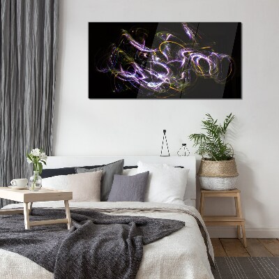 Glasbild Energie in Bewegung