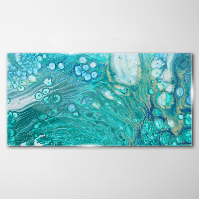 Glasbild Meereswellen im Glas