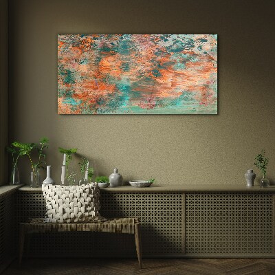 Bild auf glas Abstrakte Landschaft in den Farben des Feuers