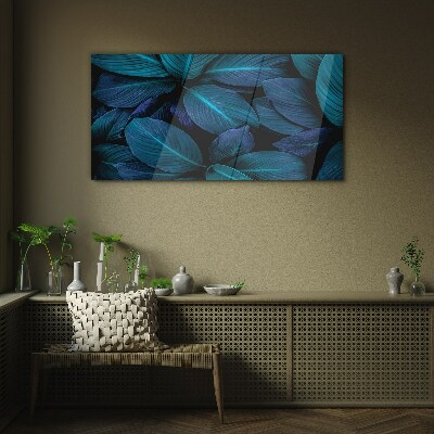 Glasbild Geheimnisvoller Blätterwald