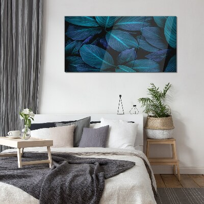 Glasbild Geheimnisvoller Blätterwald
