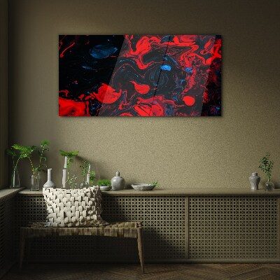 Bild auf glas Farbchaos in Bewegung