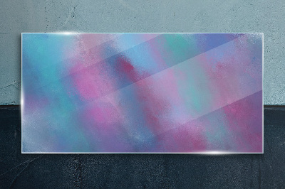 Foto glasbild Pastellträume in den Wolken