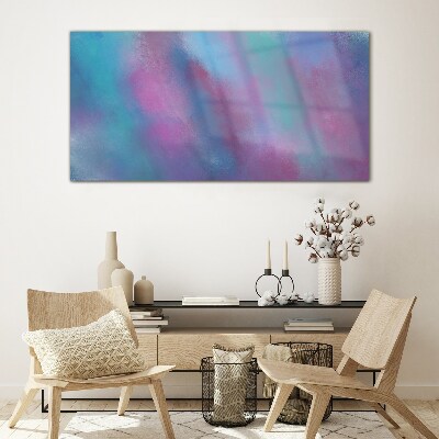 Foto glasbild Pastellträume in den Wolken