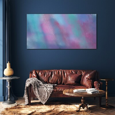 Foto glasbild Pastellträume in den Wolken