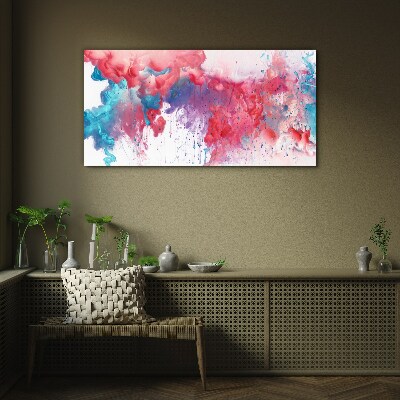 Glasbild Bunte Wirbel