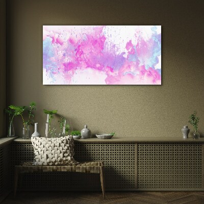 Bild auf glas Rosa Wasserexplosionen