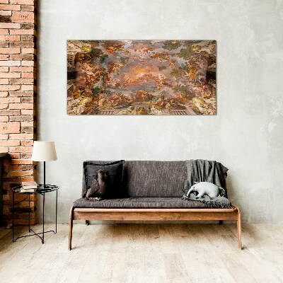 Glasbild Himmel und Erde im Einklang