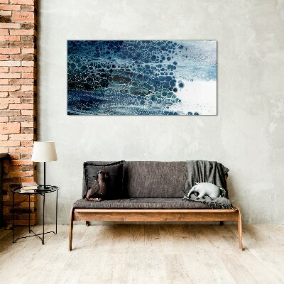 Glasbild Ozeanblasen