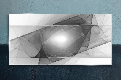 Foto auf glas Abstrakte Komposition in Grautönen