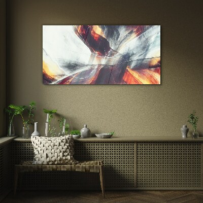 Glasbild Dynamische Farbtransformationen
