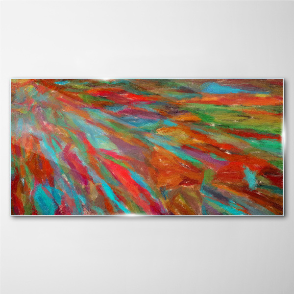 Glasbild Eine bunte Energielandschaft