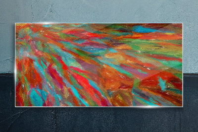 Glasbild Eine bunte Energielandschaft