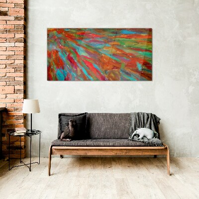 Glasbild Eine bunte Energielandschaft