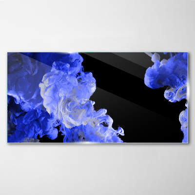 Glasbild Himmel mit blauen Wolken