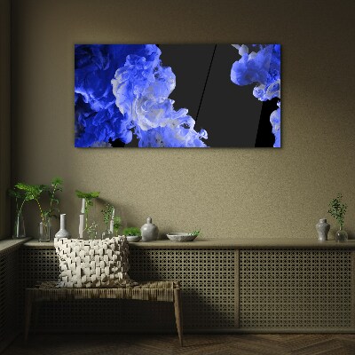 Glasbild Himmel mit blauen Wolken