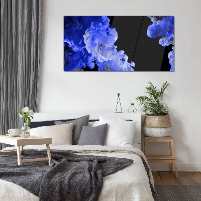 Glasbild Himmel mit blauen Wolken