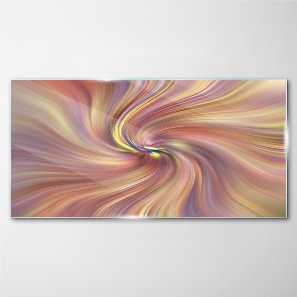 Glasbild Ein Wirbelwind bunter Emotionen