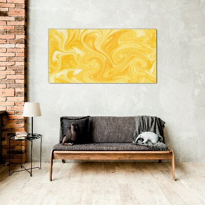 Glasbild Sonniger Wirbel
