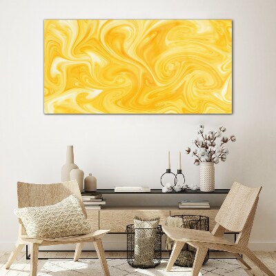 Glasbild Sonniger Wirbel