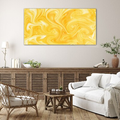 Glasbild Sonniger Wirbel