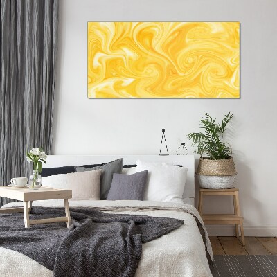 Glasbild Sonniger Wirbel