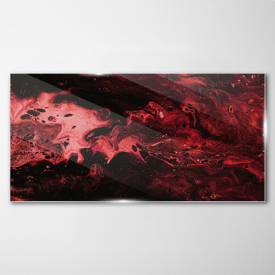 Glasbild Blutige Schatten des Chaos