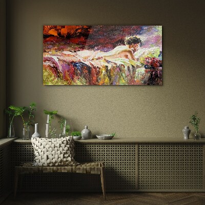 Bild auf glas Intimität in Farbe