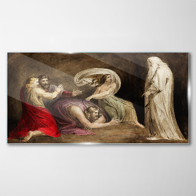 Glasbild Ein Geist im Angesicht der Tragödie