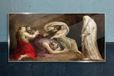 Glasbild Ein Geist im Angesicht der Tragödie