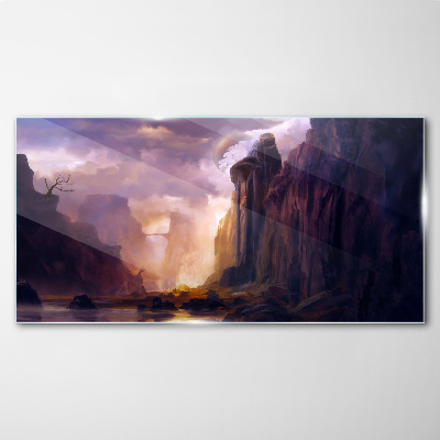 Glasbild Zauberhafte Berglandschaften
