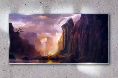 Glasbild Zauberhafte Berglandschaften