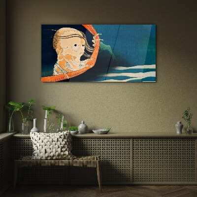 Glasbild Das Phänomen von Wasser und Geist