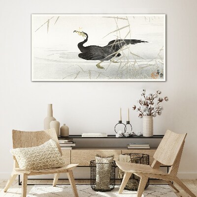 Glasbild Asiatischer Seetiervogel