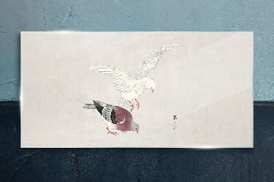 Glasbild Vögel auf Wanderschaft