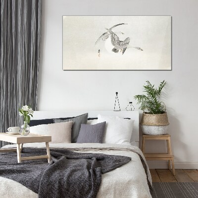 Glasbild Flug der Wildgänse
