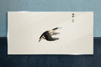 Foto auf glas Ein Vogelflug in Stille