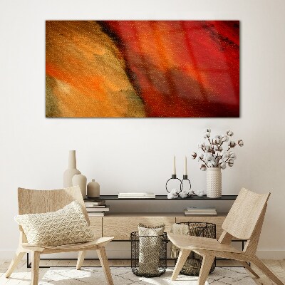 Glasbild Erwachen der Farben