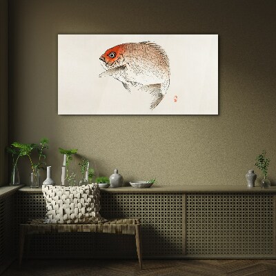 Bild auf glas Fisch in zarten Farbtönen