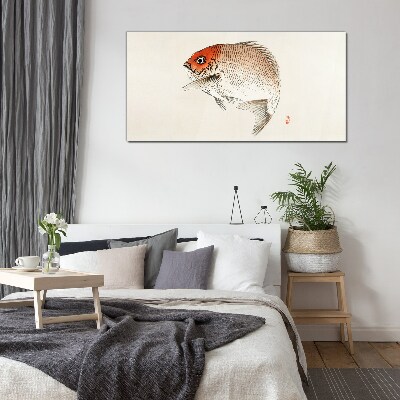 Bild auf glas Fisch in zarten Farbtönen