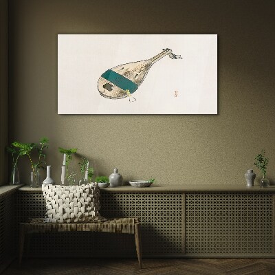 Glasbild Ein Musikinstrument aus China