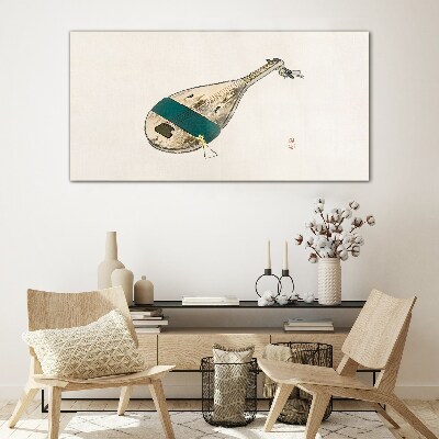 Glasbild Ein Musikinstrument aus China