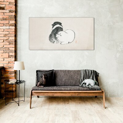 Foto auf glas Der freundliche Blick von Hunden