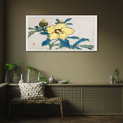 Bild auf glas drucken Blumenarrangement im japanischen Stil
